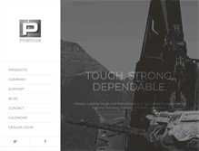 Tablet Screenshot of piercepacific.com